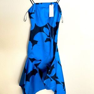 Keepsake the Label Blue Navy Dress Flare Bottom New with Tag